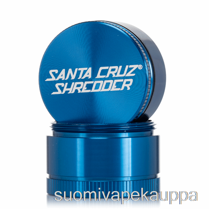 Vape Nesteet Santa Cruz Silppuri 1,6 Tuuman Pieni 3-osainen Hiomakone Sininen (40 Mm)